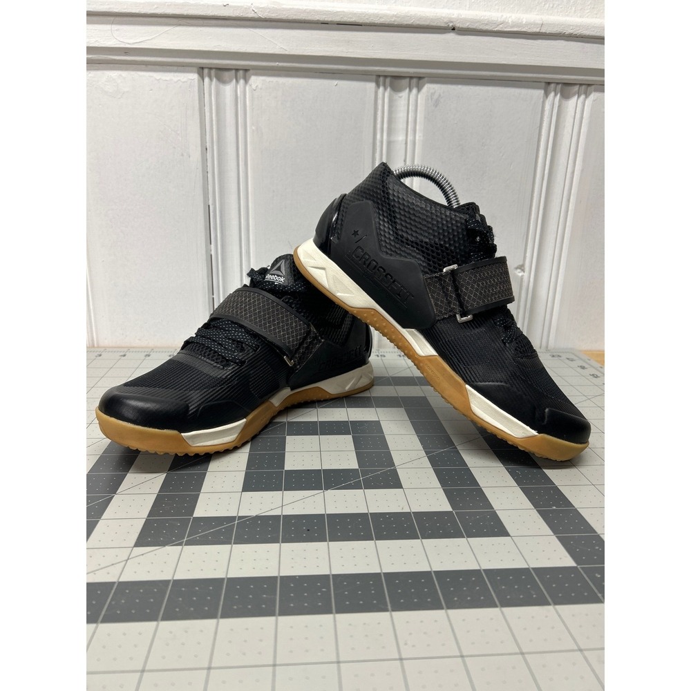 Reebok CrossFit Lifter Shoes Women 7 Black Gum Sole Training BD1057